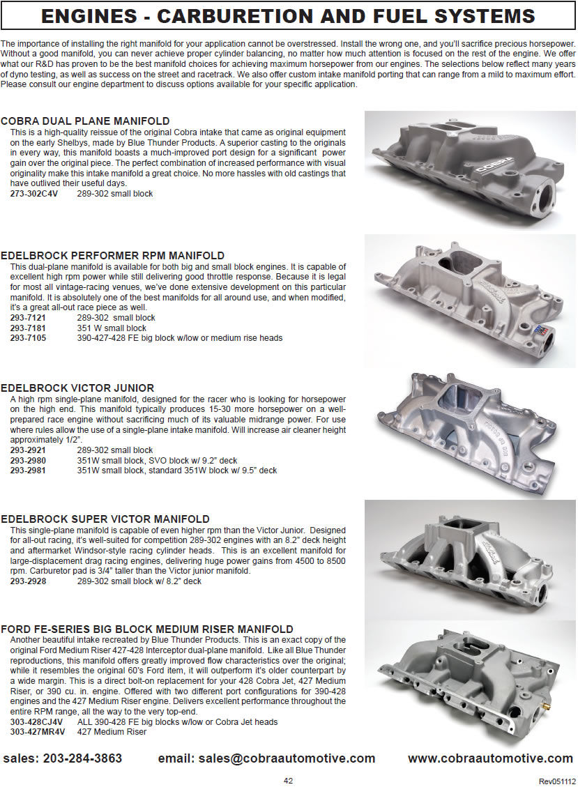 Engines - catalog page 42